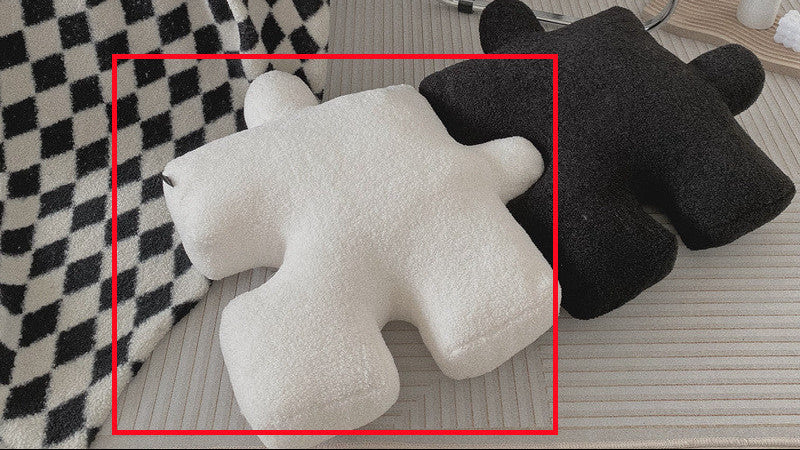 Stylish Puzzle Cushion – Unique Home Décor Throw Pillow