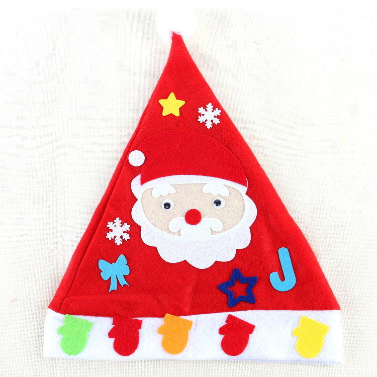 Kids Christmas Party Hat DIY Set – Creative Festive Headwear for Nursery School Christmas Activities