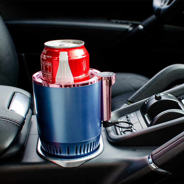 2-in-1 Car Cup Warmer & Cooler – Smart 12V Drink Holder for Hot & Cold Beverages