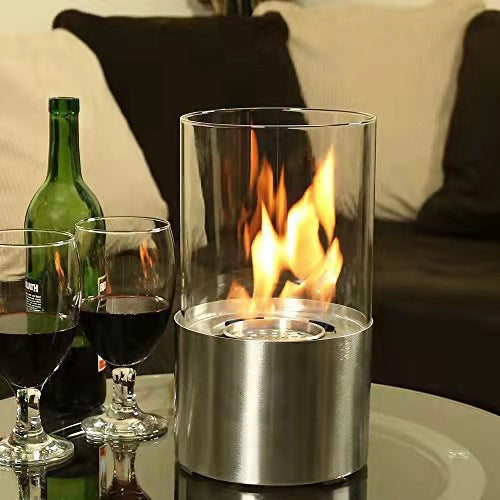 Tabletop Fireplace – Mini Fire Pit for Indoor, Patio & Outdoor Decor