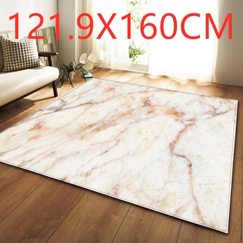 Marble Pattern Carpet Rug – Luxury Living Room & Bedroom Area Rug Home Decor