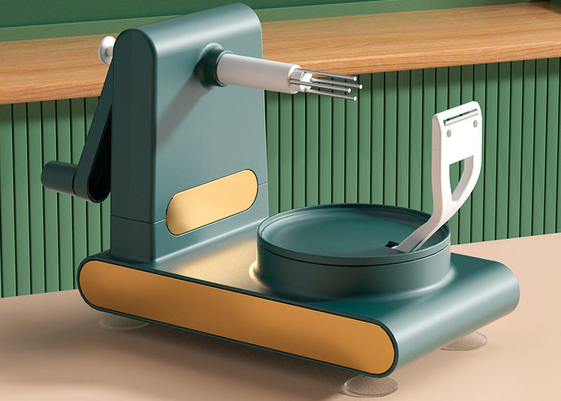 Compact Hand Crank Peeler – Multifunction Fruit Slicer & Corer