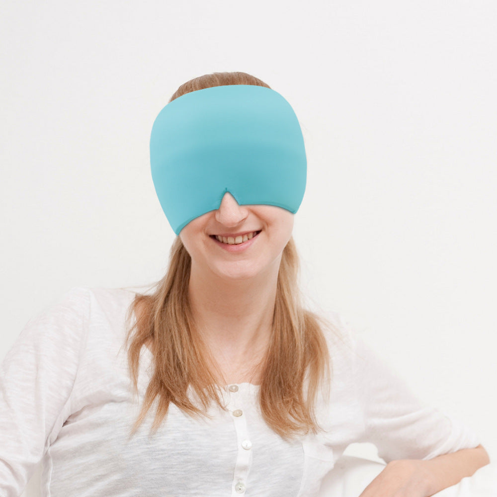 Hot & Cold Gel Eye Mask – Ice Headache Relief Compress for Migraine & Tension Relief