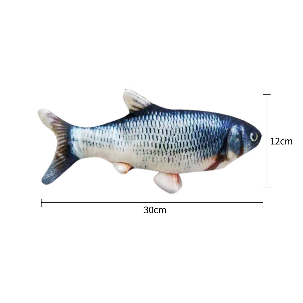Indoor Cat Electric Fish Toy – Interactive Moving Simulation Toy for Exercise & Play