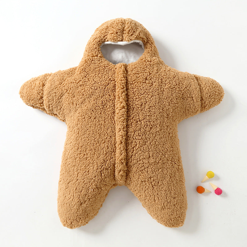 Newborn Baby Swaddle Sleeping Bag – Thickened Winter Warm Blanket Wrap Sack