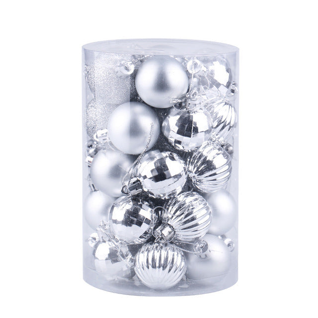 34pcs Christmas Ball Ornaments Set 4cm – Shatterproof Xmas Tree Decorations