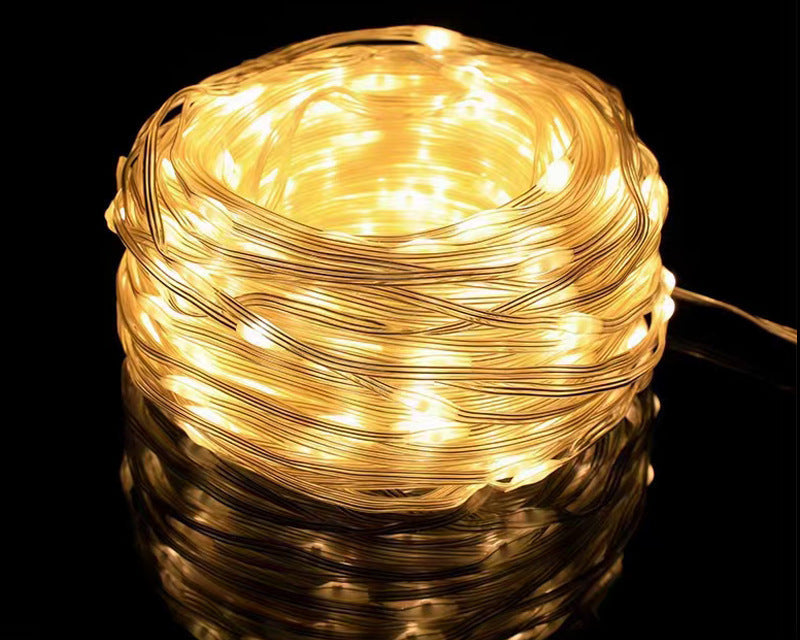 Outdoor Christmas LED String Lights – Solar Powered Decorative Fairy Lights