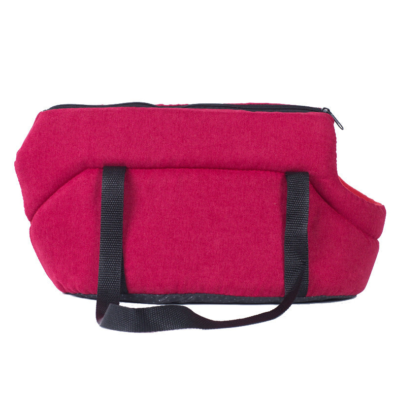 Lightweight Mesh Dog Carrier Bag – Portable Foldable Pet Travel Bag for Small Dogs Outdoor Adventures