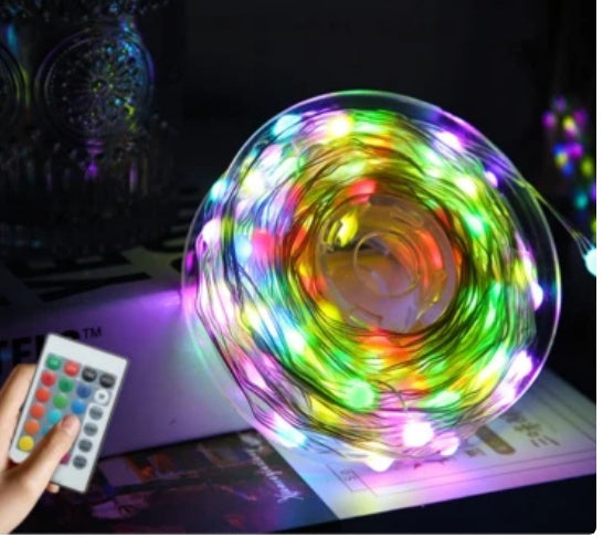 Festive Outdoor Christmas Tree Lights – Colorful Animated Glow