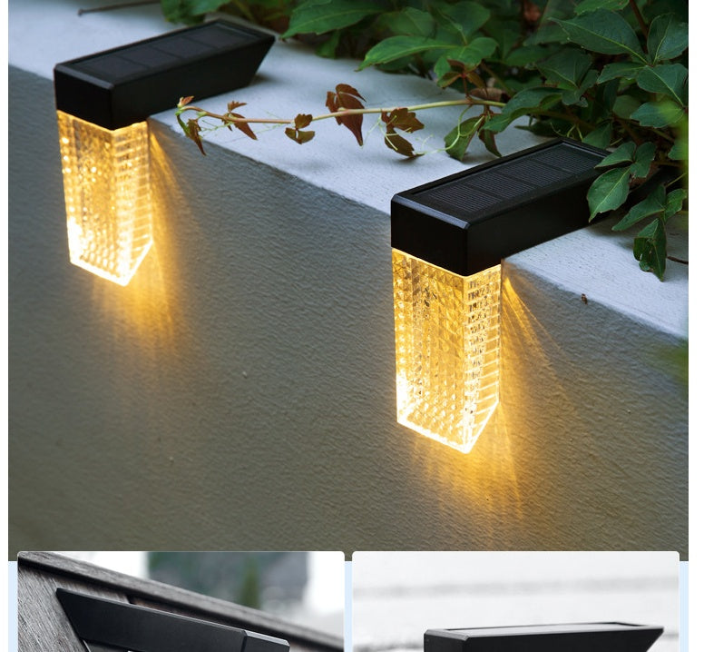 Solar Step Lights Outdoor – Waterproof LED Stair Lights for Deck, Fence & Garden