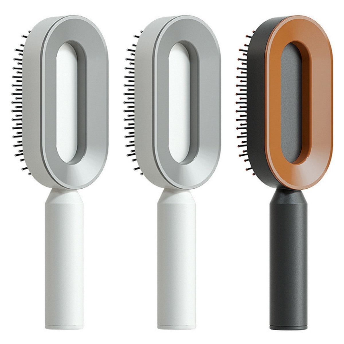 Self-Cleaning Hair Brush – Detangling & Smoothing with One-Click Hair Removal