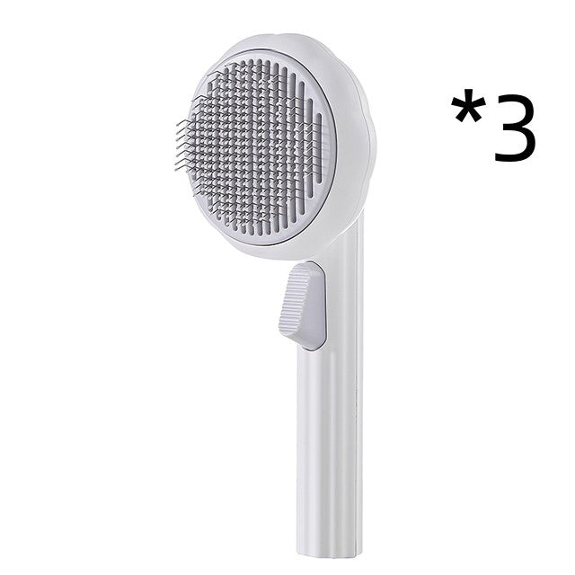 Pet Grooming Comb – Steel Wire Hair Removal Brush for Cats & Dogs