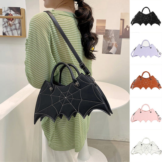 Cute Spider Web Shoulder Bag for Spooky Season