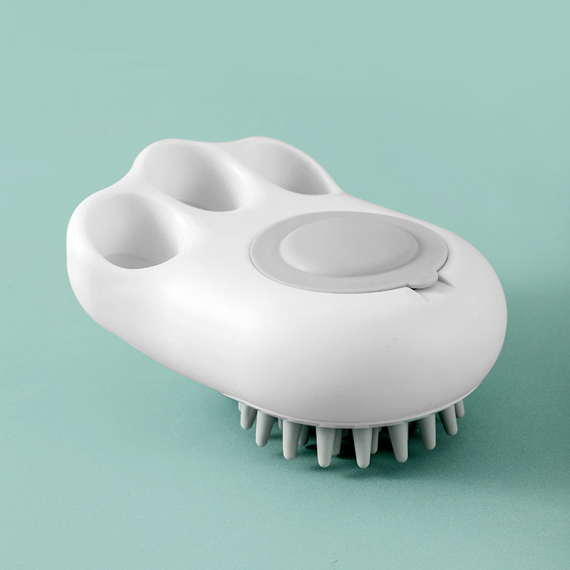 Silicone Pet Grooming Bath Brush – Dog & Cat Hair Remover, Deshedding & Deep Cleaning Tool