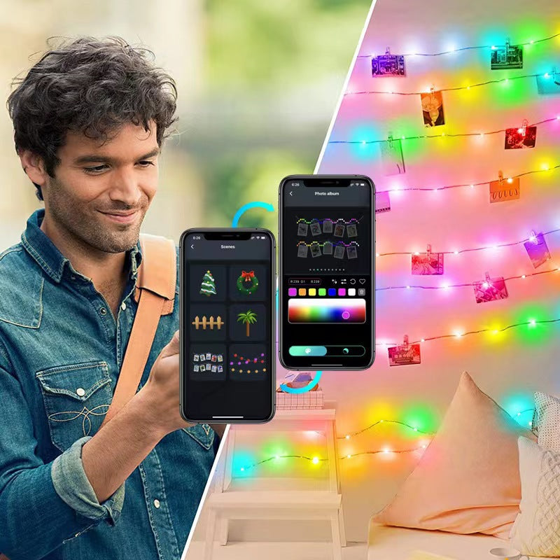Smart LED Christmas Lights – Remote & Point Control String Lights