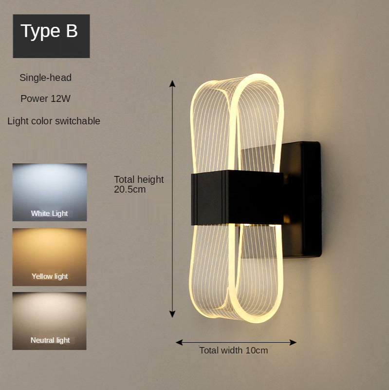 Nordic Style Wall Lamp – Golden Modern Lighting Fixture for Cozy Decor
