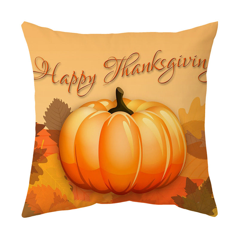 Cozy Thanksgiving Sofa Cushion Cover