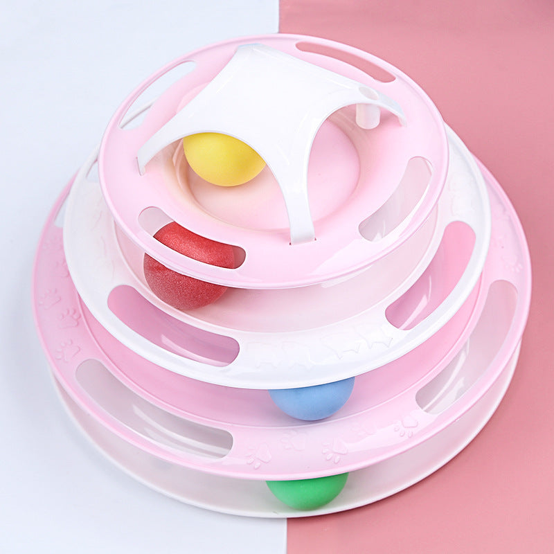 Cat Toy Ball Interactive Kitten Toy Anti Stress Fun Pet Play Toy