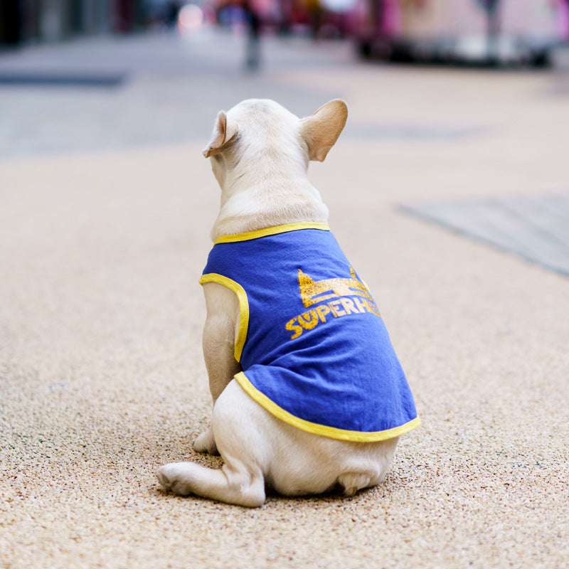 Pet Summer T-Shirt Breathable Dog Cat Clothing Cute Fashion Outfit Lightweight Pet Apparel