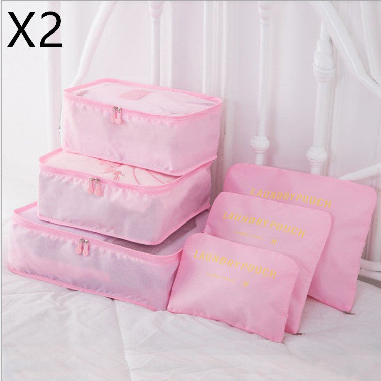 Travel Clothes Organizer Bags Set – 6PCS Packing Cubes for Luggage & Efficient Packing System