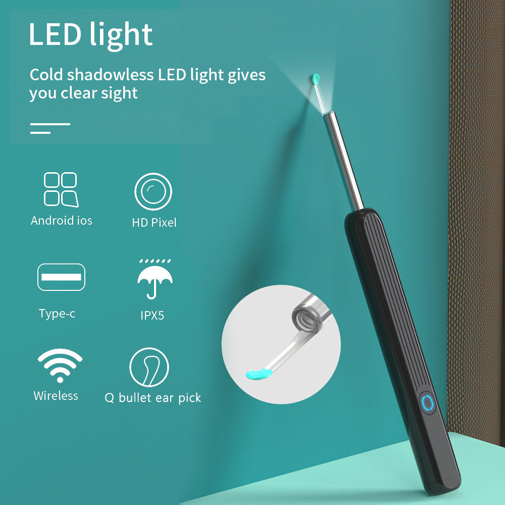Smart Ear Cleaner with Camera – Wireless Ear Wax Removal Tool