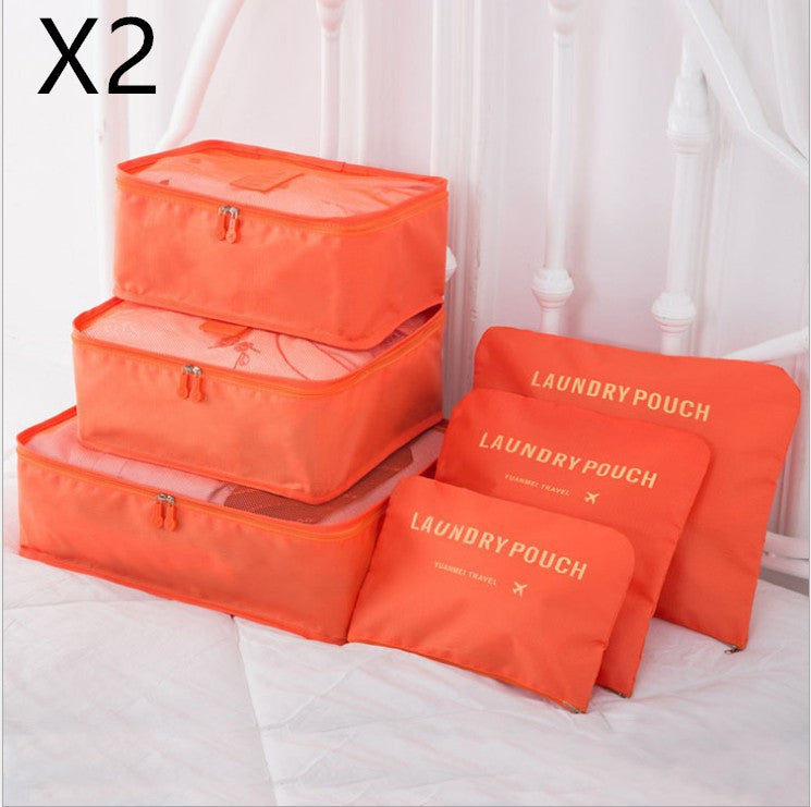 Travel Clothes Organizer Bags Set – 6PCS Packing Cubes for Luggage & Efficient Packing System