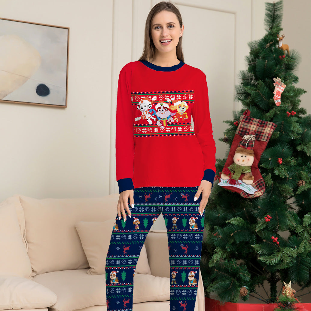 Holiday Family Matching Pajamas – Christmas Deer Plaid PJs Set for Couples, Adults & Kids