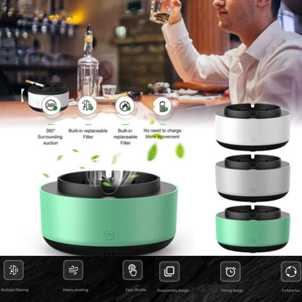 Breathe Easy with This Smoke-Removal Purifier Ashtray