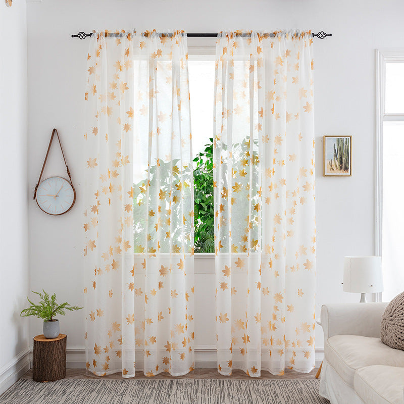 Minimalist Mesh Sheer Curtains – Light Transmission Bedroom Window Drapes for Cozy Living Space