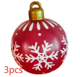 Large Christmas Decoration Balls for Festive Outdoor Displays