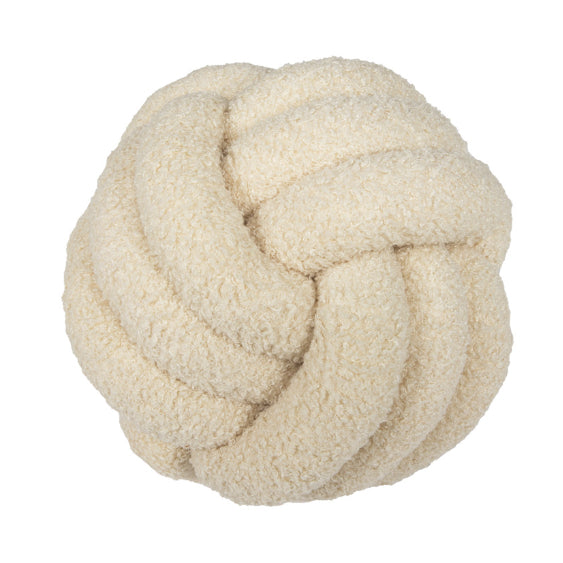 Spherical Lamb Wool Cushion – Soft Sofa Throw Pillow for Living Room & Bedroom Decor