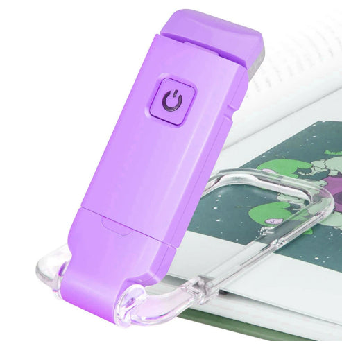 Portable Book Reading Light LED Clip – Rechargeable Eye Care Lamp for Bedside Reading