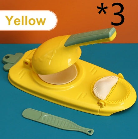 Manual Dumpling Maker Mold Press – 2-in-1 Kitchen Tool for Fast Dough Wrapper Making
