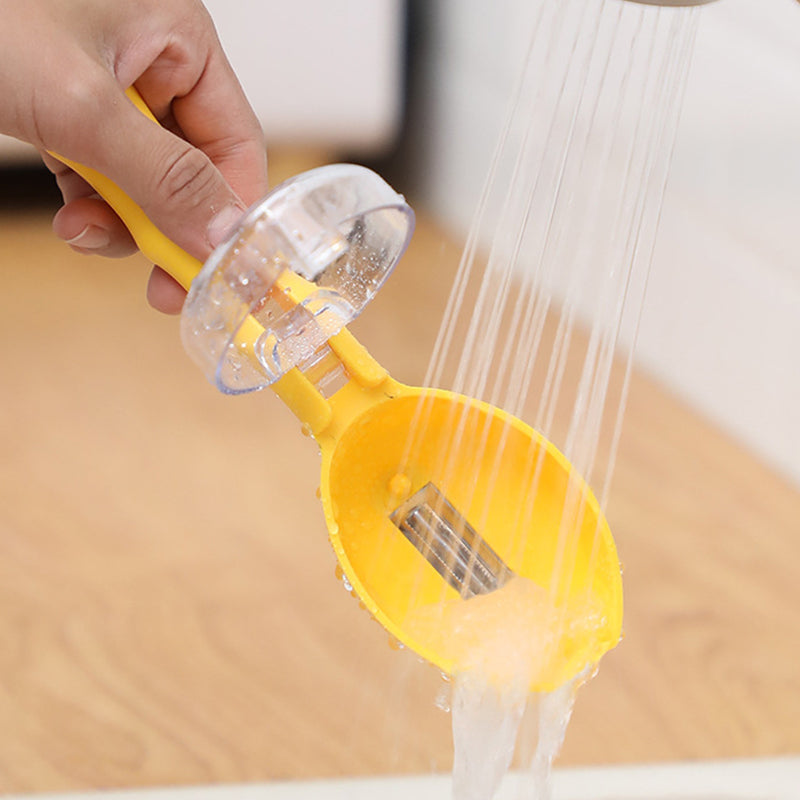 All-in-One Kitchen Peeler – Fruit, Potato & Veggie Peeling Tool with Safety Lid