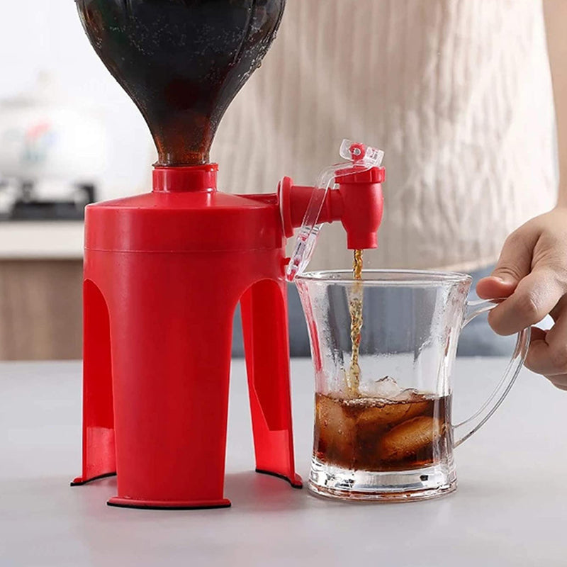 Portable Drink Dispenser Bottle – Easy Pour Soda & Water for Home Bar Setup