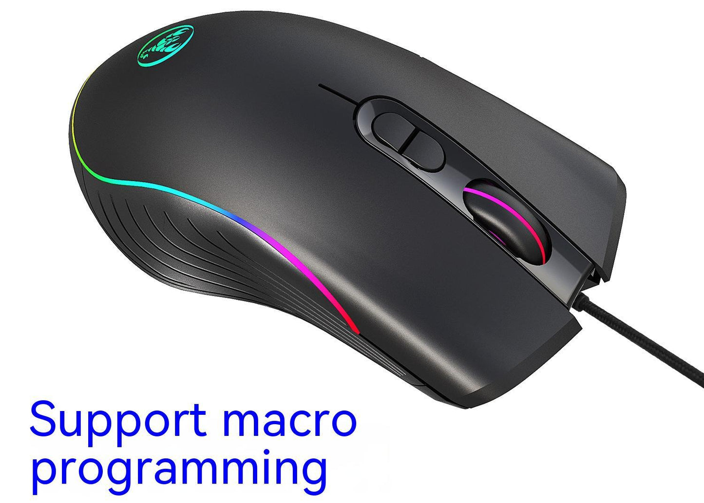 RGB Gaming Mouse Wired – Glowing LED Gamer Mouse