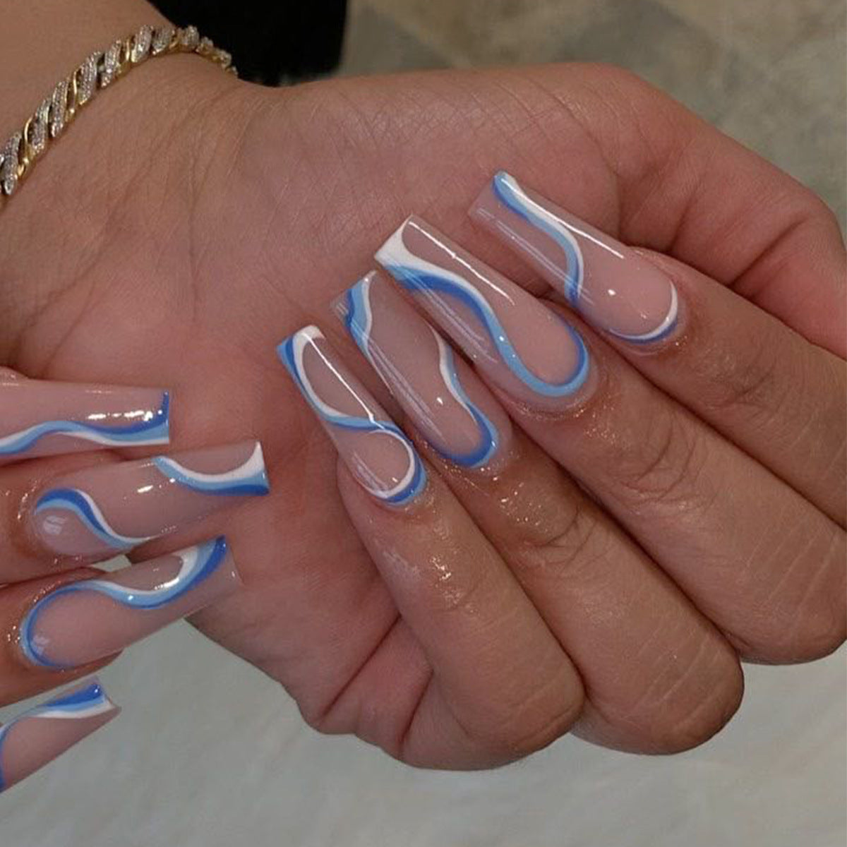 Fashion Press On Nails – Soft Fake Nails Salon Finish Nail Set