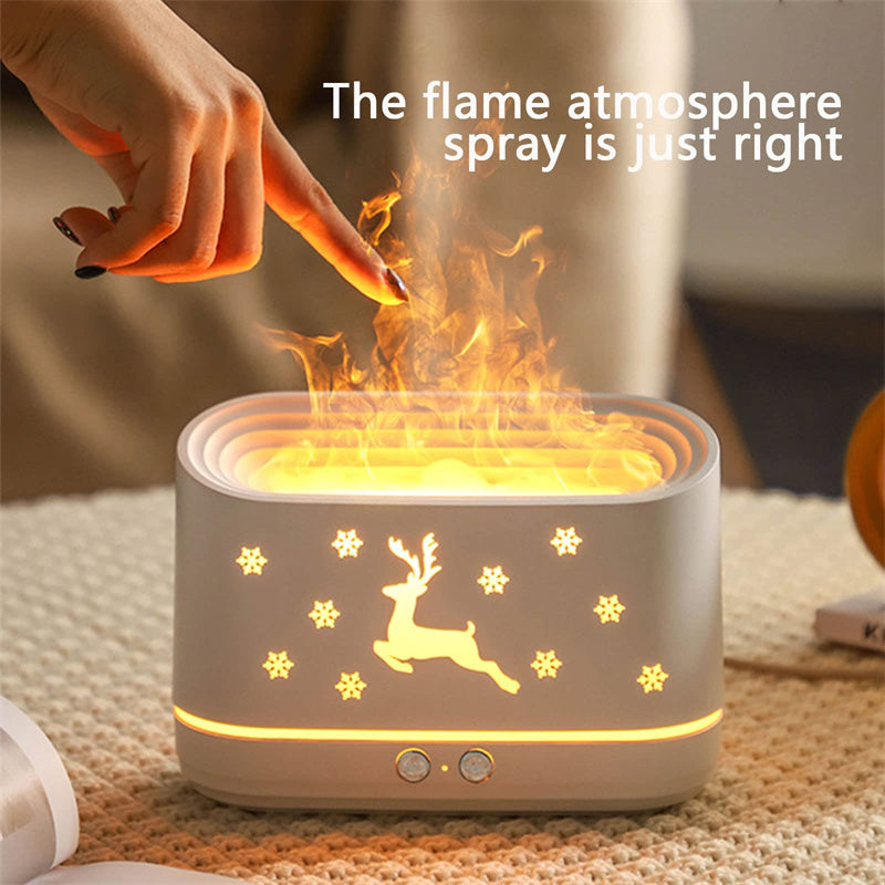 Holiday Elk Diffuser Lamp – Breathe Easy, Feel Cozy