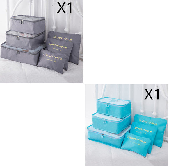 Travel Clothes Organizer Bags Set – 6PCS Packing Cubes for Luggage & Efficient Packing System
