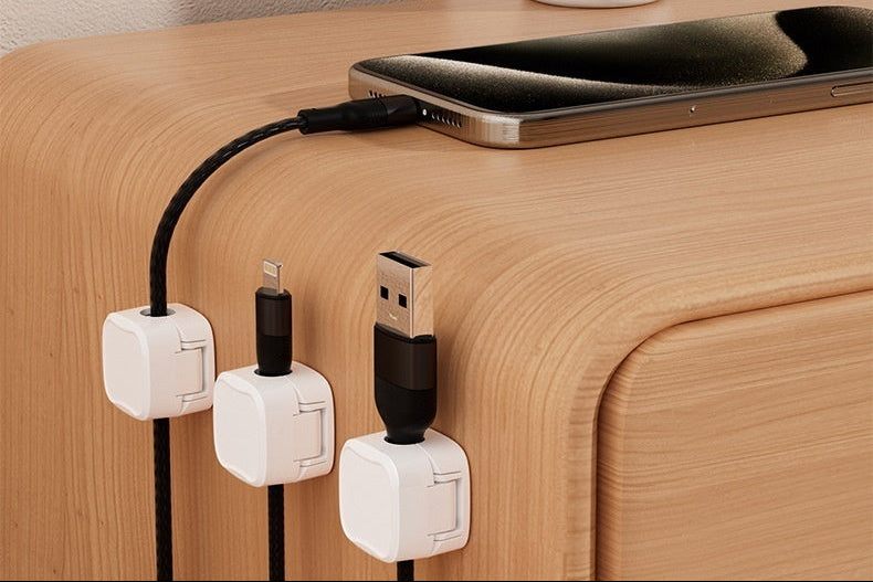 Desk Wire Organizer – Magnetic Cable Clip for Clutter-Free Workstations