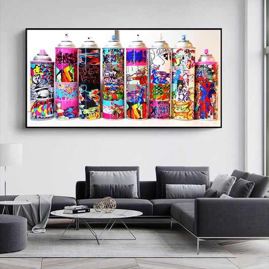 Modern Canvas Wall Art Posters – Street Art Print for Home Living Room Bedroom Decor