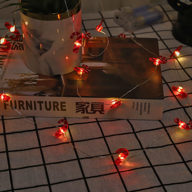 Halloween Christmas LED String Lights | Pumpkin Ghost Santa Snowflake Holiday Decor Lights
