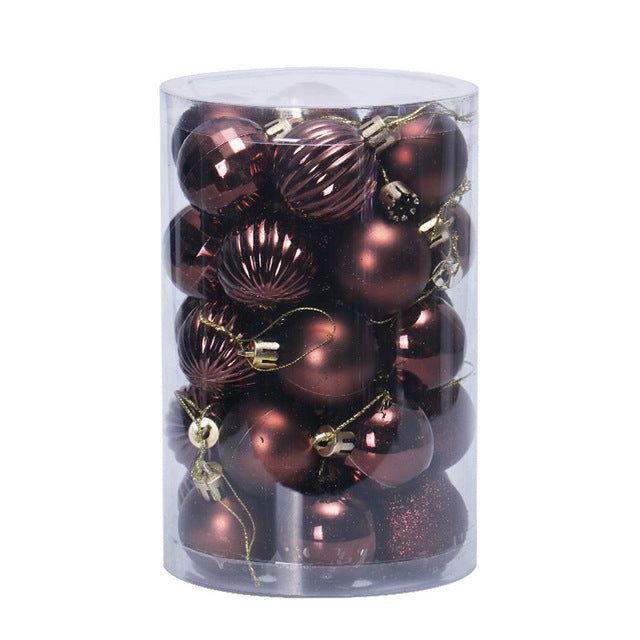 34pcs Christmas Ball Ornaments Set 4cm – Shatterproof Xmas Tree Decorations
