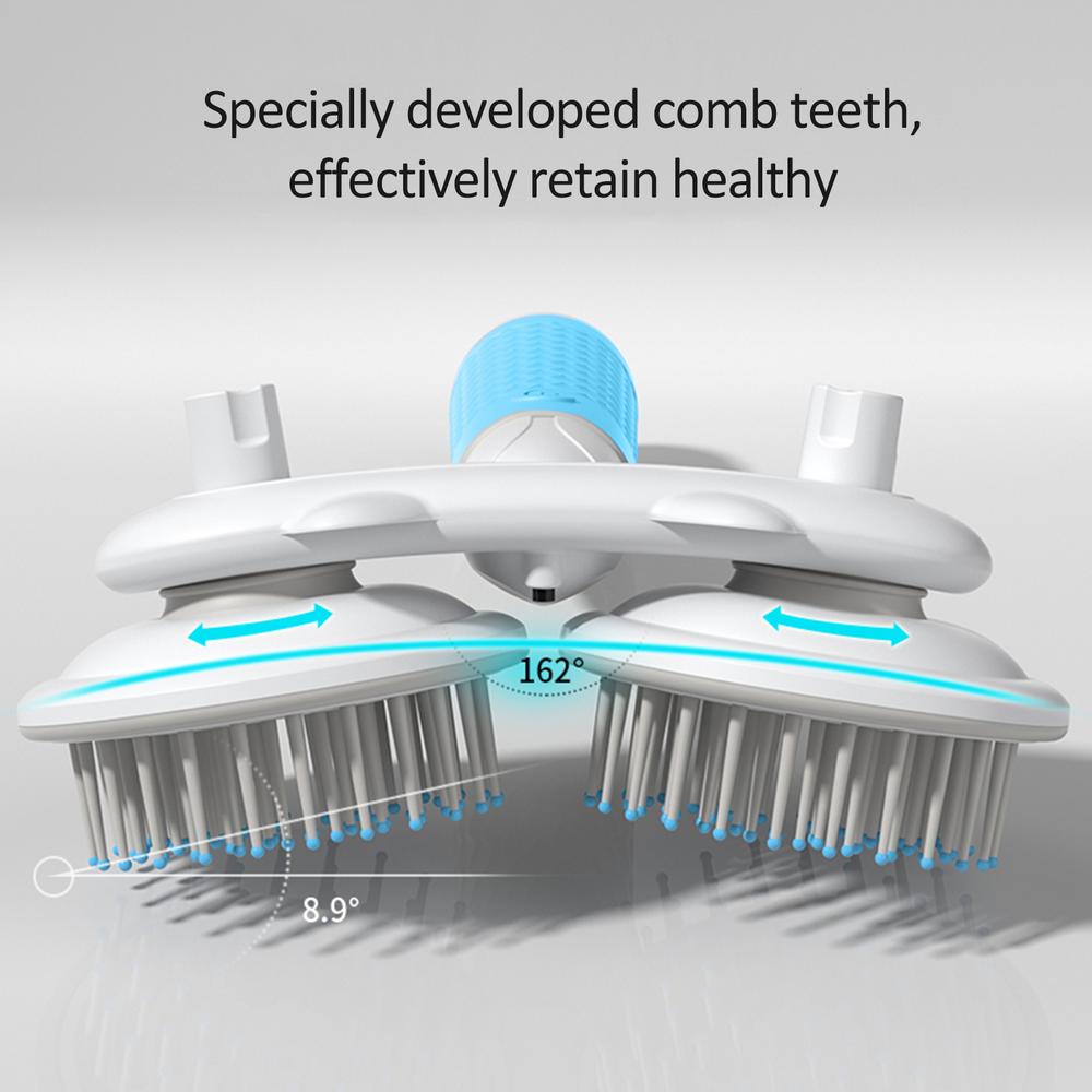 Easy Clean Slicker Brush – Dog & Cat Deshedding Hair Removal Tool