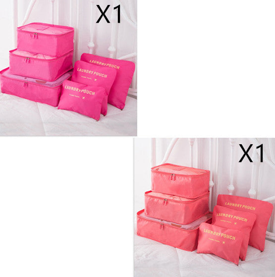 Travel Clothes Organizer Bags Set – 6PCS Packing Cubes for Luggage & Efficient Packing System