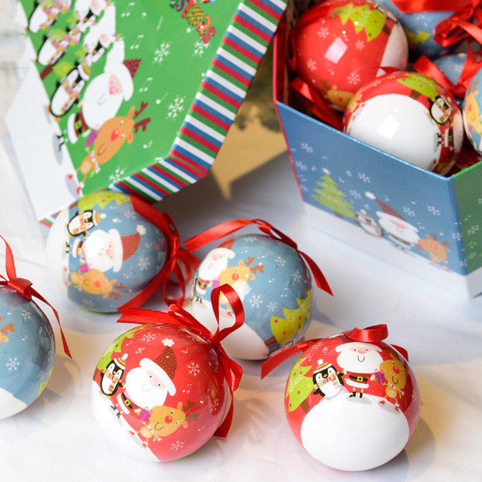 Christmas Tree Ornament Gift Box Pendant – Elegant Festive Decoration