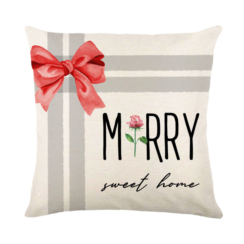 Festive Snowflake Cushion Covers for Holiday Home Décor