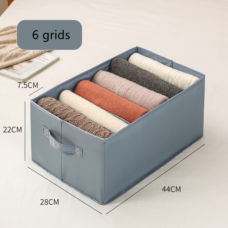 Wardrobe Storage Organizer Box – Clothes Denim Pants Folding Divider for Closet Use