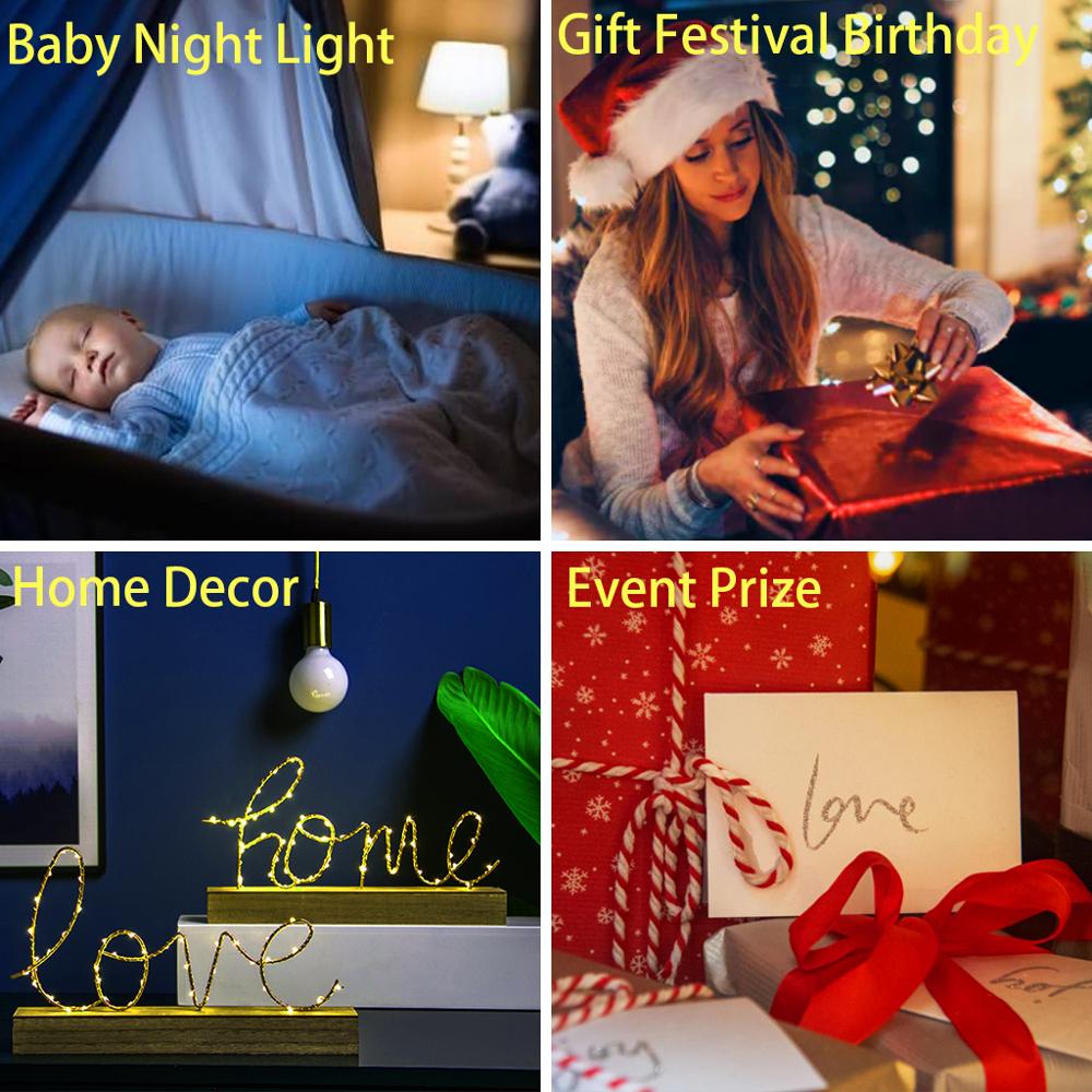 Custom Name LED Night Light – 3D Airplane Lamp for Kids Bedroom