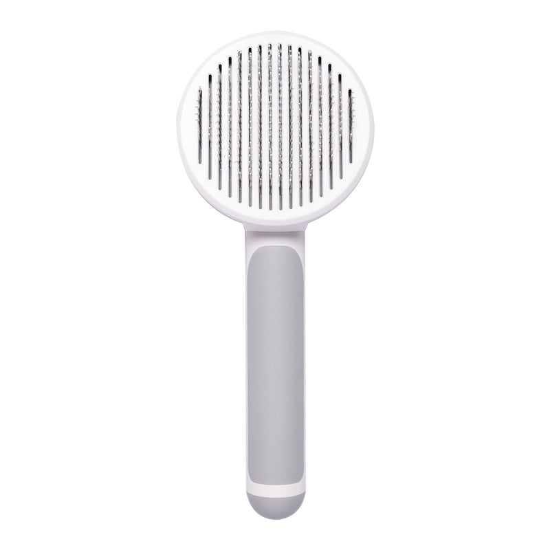 Pet Grooming Comb – Steel Wire Hair Removal Brush for Cats & Dogs